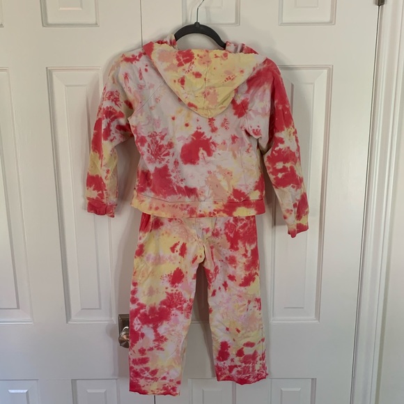 Kids Tie Die Sweatshirt and Sweatpants Set - Picture 2 of 7
